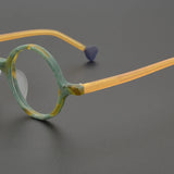 Oscar Individual Hand Frosted Multicolor Acetate  Glasses Frame