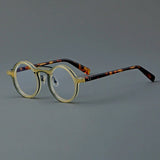 Vann Retro Round Acetate Glasses Frame