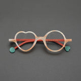 Oscar Individual Hand Frosted Multicolor Acetate  Glasses Frame