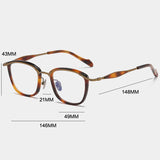 Dylon Vintage Acetate Titanium Glasses Frame