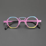 Sam Titanium Round Glasses Frame