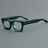 Lew Vintage Square Acetate Glasses Frame