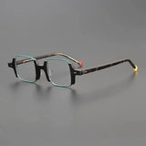 Debre Vintage Acetate Rectangle Glasses Frame