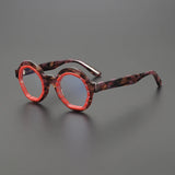 Kirk Acetate Retro Round Glasses Frame