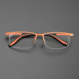 Miguel Titanium Rectangle Glasses Frame