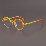 Farrell Round Retro Titanium Glasses Frame