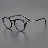 Rom Acetate Titanium Glasses Frame