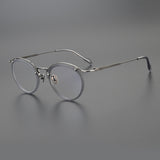 Jolina Retro Titanium Acetate Round Glasses Frame