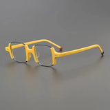 Debre Vintage Acetate Rectangle Glasses Frame