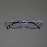 Andi Titanium Cat Eye Glasses Frame