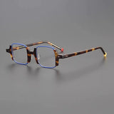 Debre Vintage Acetate Rectangle Glasses Frame