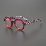 Kirk Acetate Retro Round Glasses Frame