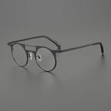 Ed Retro Round Titanium Glasses Frame