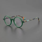 Mort Vintage Acetate Round Glasses Frame