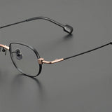 Glen Titanium Rectangle Glasses Frame