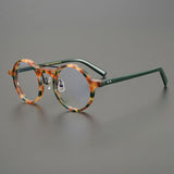 Vann Retro Round Acetate Glasses Frame