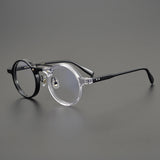 Vann Retro Round Acetate Glasses Frame