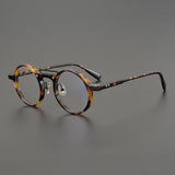 Vann Retro Round Acetate Glasses Frame