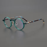 Vann Retro Round Acetate Glasses Frame