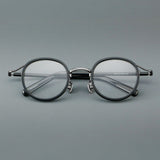 Hank Vintage Acetate Round Glasses Frame