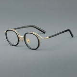 Hank Vintage Acetate Round Glasses Frame