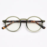 Alan TR90 Vintage Round Glasses Frame