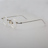 Page Retro Small Round Acetate Glasses Frame