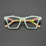 Knight Acetate Cat Eye Glasses Frame