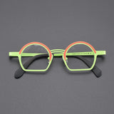 Lesley Retro Round Titanium Optical Glasses Frames