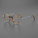 Diaz Retro Round Acetate Glasses Frame