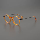 Diaz Retro Round Acetate Glasses Frame