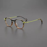 Sarker Retro Acetate Titanium Glasses Frame