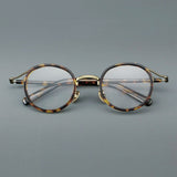 Hank Vintage Acetate Round Glasses Frame