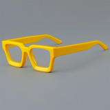 Lew Vintage Square Acetate Glasses Frame