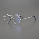 Odam Retro Round Titanium Glasses Frame