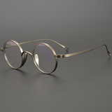 Monroe Titanium Round Glasses Frame