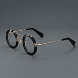 Edra Vintage Acetate Round Glasses Frame