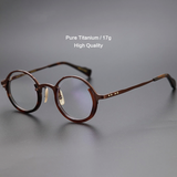 Gaiety Pure IP Titanium Retro Hand Made Glasses Frame