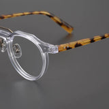 Ron Retro Round Acetate Glasses Frame