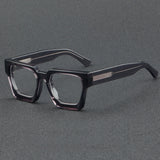 Lew Vintage Square Acetate Glasses Frame