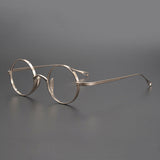 Monroe Titanium Round Glasses Frame