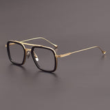 Royce Square Titanium Acetate Glasses Frame