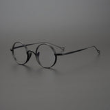 Monroe Titanium Round Glasses Frame