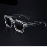 Leww Square Vintage Acetate Polarized Sunglasses