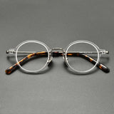 Crunch Vintage Acetate Titanium Glasses Frame