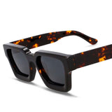 Leww Square Vintage Acetate Polarized Sunglasses