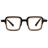 Palben Vintage Square Acetate Small Glasses Frame