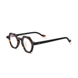 Kaberi Retro Round Acetate Eyeglasses Frame