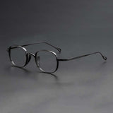 Monroe Titanium Round Glasses Frame