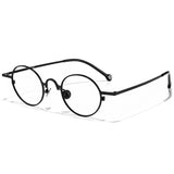 Briar Titanium Vintage Round Glasses Frame